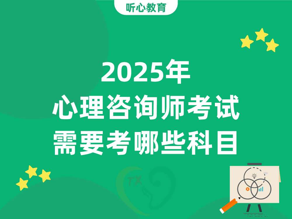 2025年心理咨询师考试需要考哪些科目？