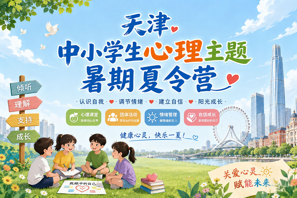 天津中小学生暑期夏令营怎么选？可以试试听心教育心理主题成长营