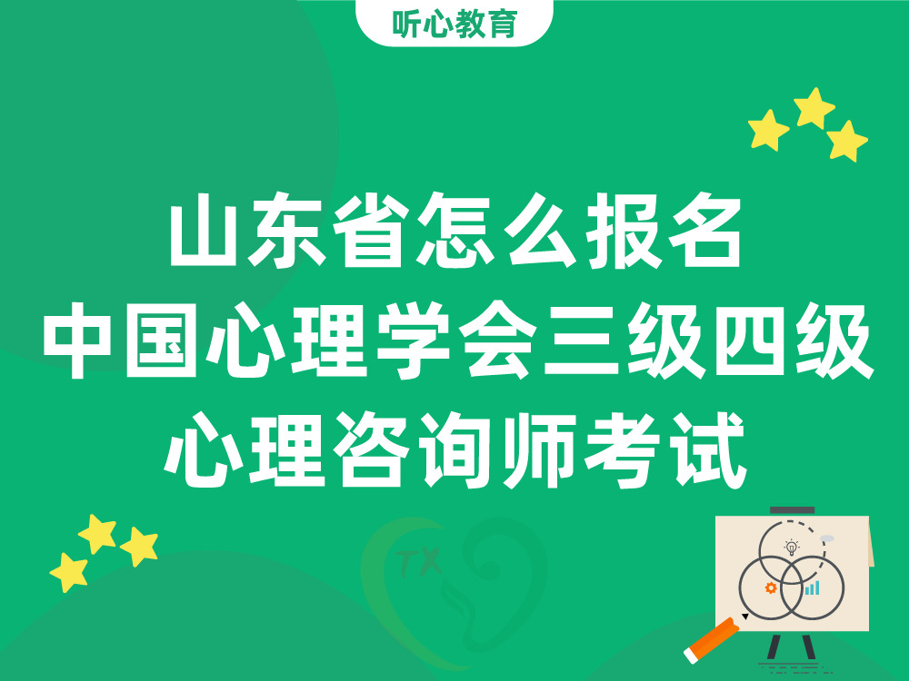 山东省怎么报名中国心理学会三级四级心理咨询师考试？