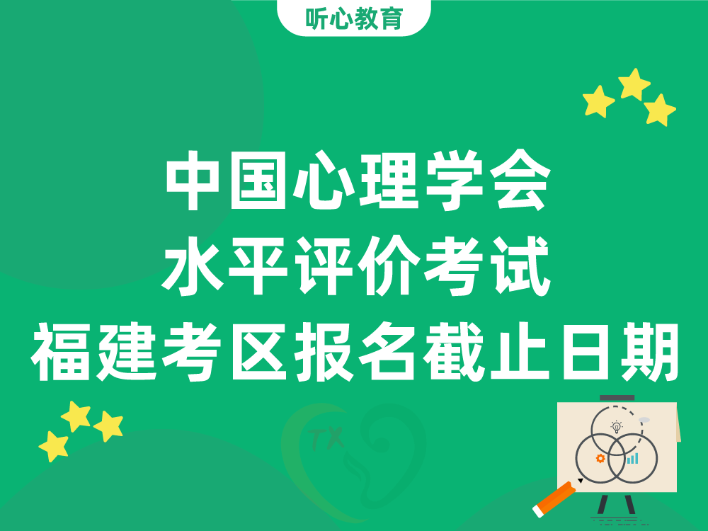 中国心理学会水平评价考试福建考区报名截止日期