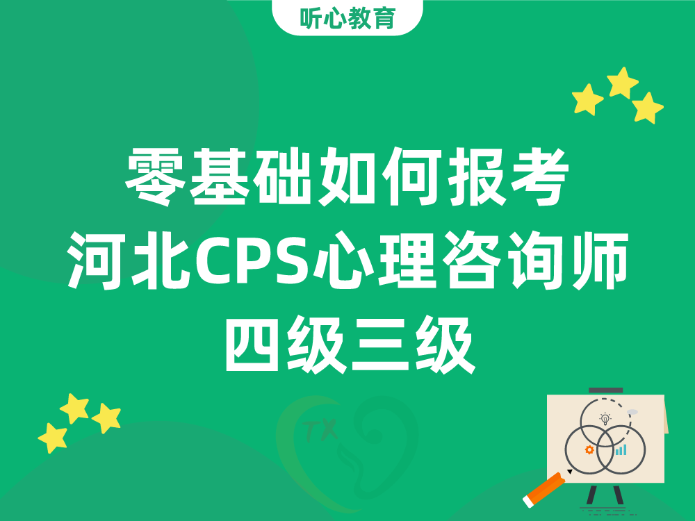 零基础如何报考河北CPS心理咨询师四级三级