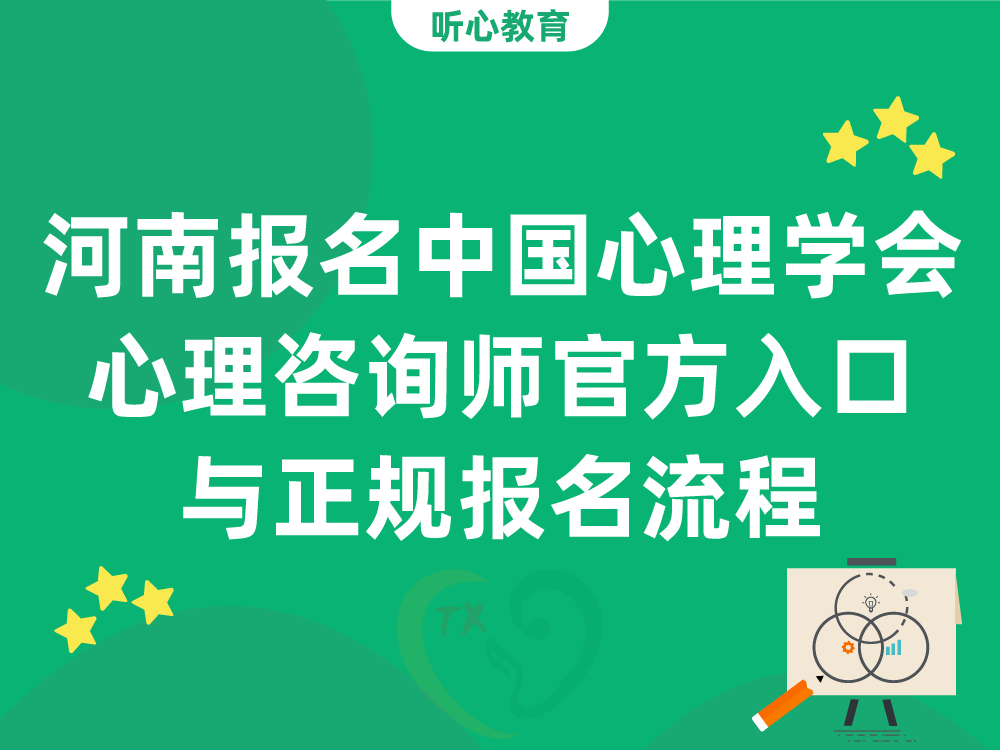河南报名中国心理学会心理咨询师官方入口与正规报名流程