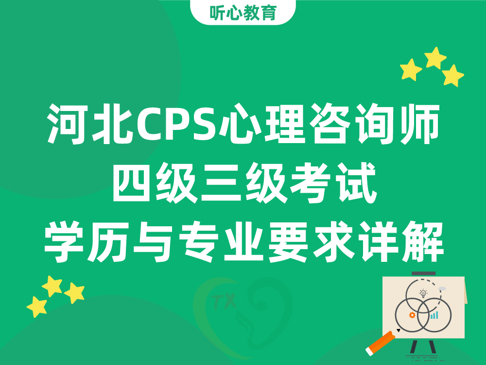 河北CPS心理咨询师四级三级考试学历与专业要求详解