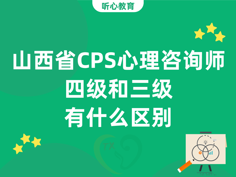 山西省CPS心理咨询师四级和三级有什么区别